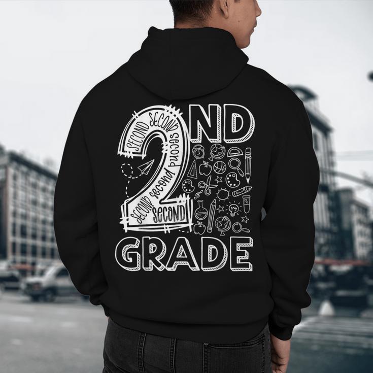 2nd Grade Typography Team 2nd Grade Teacher Back To School Men's Hoodie Back Print, novelty gifts, funny gifts 2nd Grade Typography Team 2nd Grade Teacher Back To School Men's Hoodie Back Print, novelty gifts, funny gifts