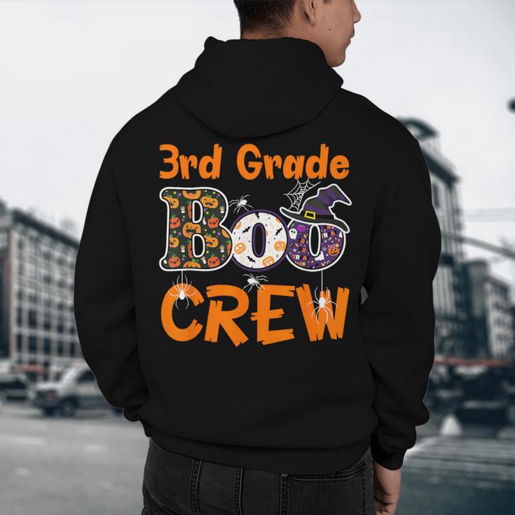 3rd Grade Boo Crew Halloween Teachers Students Costume Men's Hoodie Back Print, novelty gifts, funny gifts