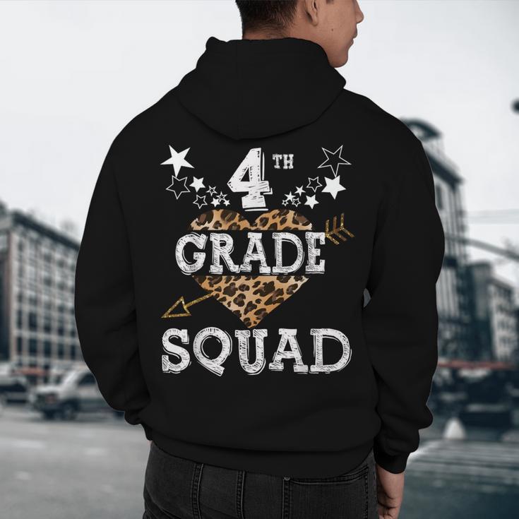4th Grade Squad Star Team Leopard Teacher Crew Student Men Women Girls Kids Men's Hoodie Back Print, novelty gifts, funny gifts 4th Grade Squad Star Team Leopard Teacher Crew Student Men Women Girls Kids Men's Hoodie Back Print, novelty gifts, funny gifts