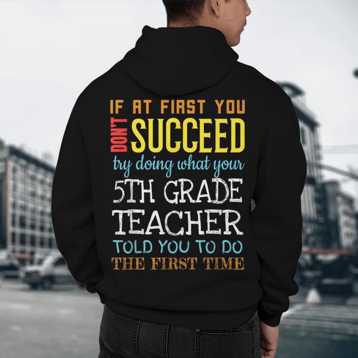 5th Grade Teacher Appreciation Men's Hoodie Back Print, novelty gifts, funny gifts 5th Grade Teacher Appreciation Men's Hoodie Back Print, novelty gifts, funny gifts