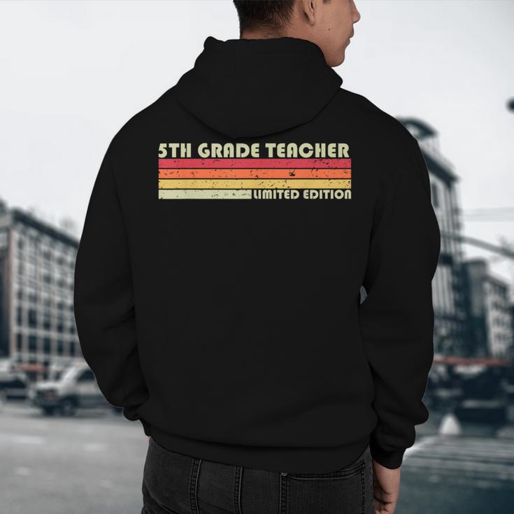 5TH GRADE TEACHER Job Title Profession Birthday Worker Men's Hoodie Back Print, novelty gifts, funny gifts 5TH GRADE TEACHER Job Title Profession Birthday Worker Men's Hoodie Back Print, novelty gifts, funny gifts