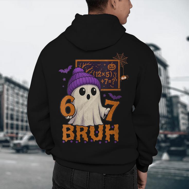 67 Teacher Halloween Ghost Six Seven Meme Math Equation Bruh Men's Hoodie Back Print, novelty gifts, funny gifts 67 Teacher Halloween Ghost Six Seven Meme Math Equation Bruh Men's Hoodie Back Print, novelty gifts, funny gifts