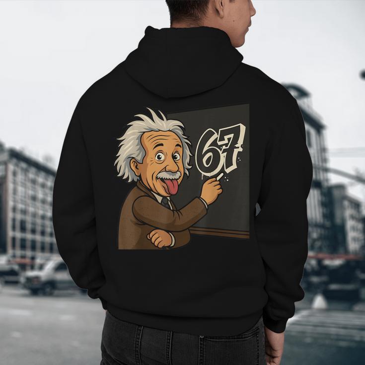 67 Teacher Humor For Students Men's Hoodie Back Print, novelty gifts, funny gifts