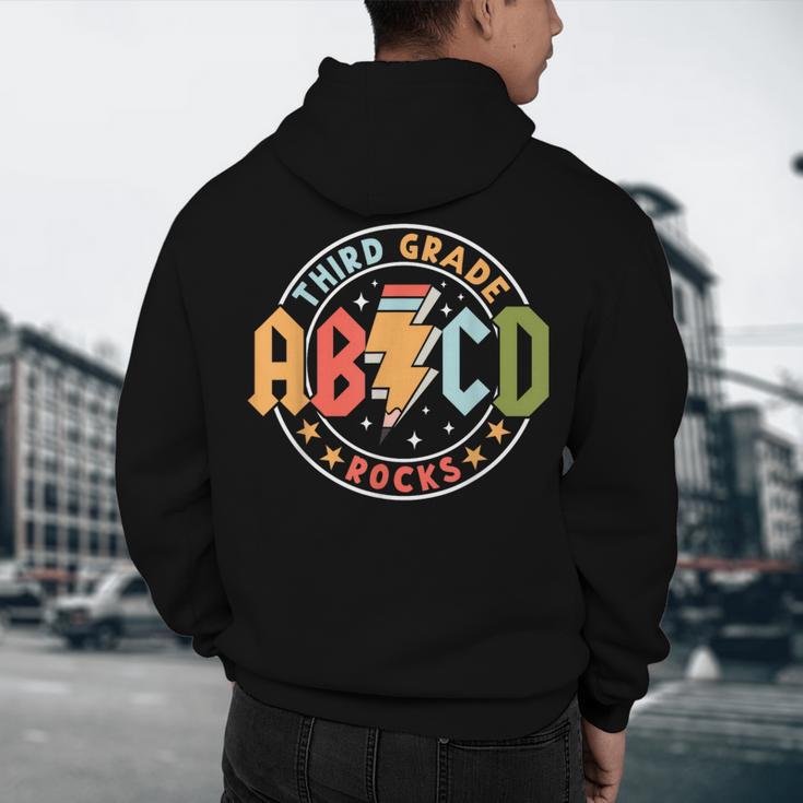 ABCD 3rd Grade Rocks Pencil Lightning Teachers Rock Boys Men's Hoodie Back Print, novelty gifts, funny gifts ABCD 3rd Grade Rocks Pencil Lightning Teachers Rock Boys Men's Hoodie Back Print, novelty gifts, funny gifts