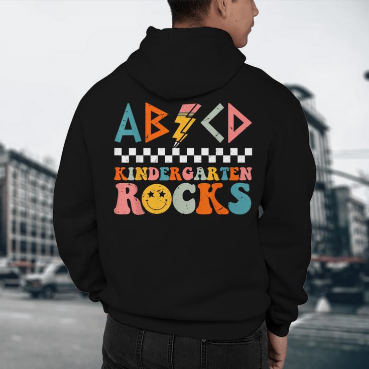 ABCD Kindergarten Rocks Back To School Teacher Kindergarten Men's Hoodie Back Print, novelty gifts, funny gifts ABCD Kindergarten Rocks Back To School Teacher Kindergarten Men's Hoodie Back Print, novelty gifts, funny gifts