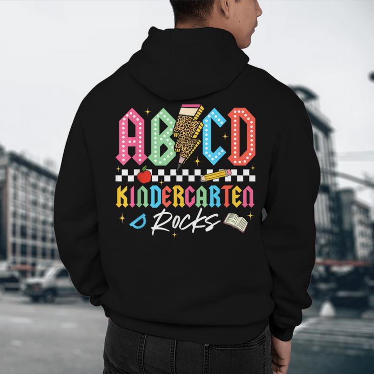 ABCD Kindergarten Rocks Pencil Lightning Teachers Rock Boys Men's Hoodie Back Print, novelty gifts, funny gifts ABCD Kindergarten Rocks Pencil Lightning Teachers Rock Boys Men's Hoodie Back Print, novelty gifts, funny gifts
