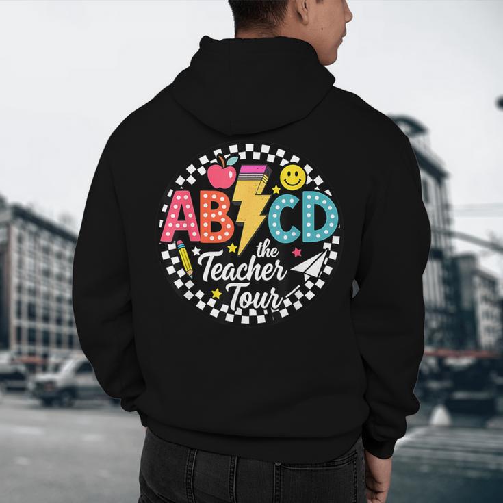 ABCD The Teacher Tour Back To School First Day Of School Men's Hoodie Back Print, novelty gifts, funny gifts ABCD The Teacher Tour Back To School First Day Of School Men's Hoodie Back Print, novelty gifts, funny gifts