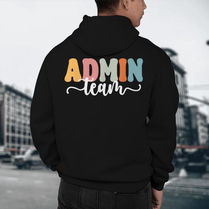 Admin Team Back To School Teachers Students Admin Squad Men's Hoodie Back Print, novelty gifts, funny gifts Admin Team Back To School Teachers Students Admin Squad Men's Hoodie Back Print, novelty gifts, funny gifts