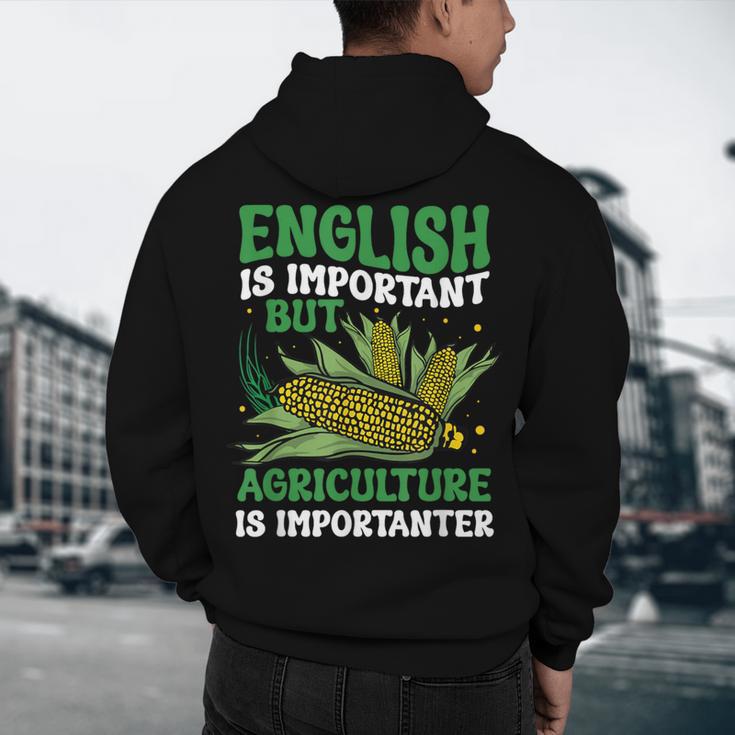 AG Teacher English Is Important But Agriculture Teacher Men's Hoodie Back Print, novelty gifts, funny gifts AG Teacher English Is Important But Agriculture Teacher Men's Hoodie Back Print, novelty gifts, funny gifts