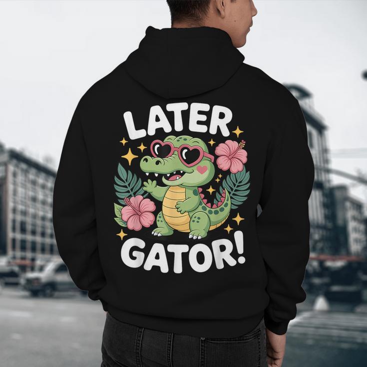 Alligator Later Gator Teacher Summer Last Day Fun Men's Hoodie Back Print, novelty gifts, funny gifts Alligator Later Gator Teacher Summer Last Day Fun Men's Hoodie Back Print, novelty gifts, funny gifts