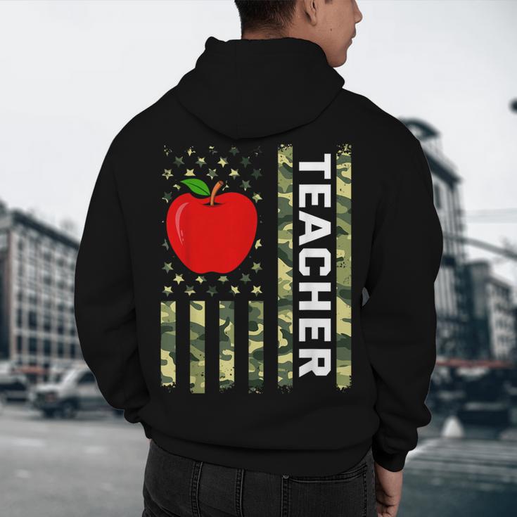 American Flag Camouflage Teacher Patriotic 4th Of July Men's Hoodie Back Print, novelty gifts, funny gifts American Flag Camouflage Teacher Patriotic 4th Of July Men's Hoodie Back Print, novelty gifts, funny gifts