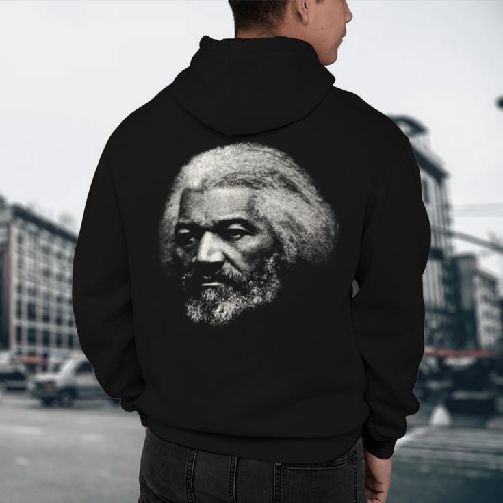 American History Frederick Douglass Teacher Men's Hoodie Back Print, novelty gifts, funny gifts