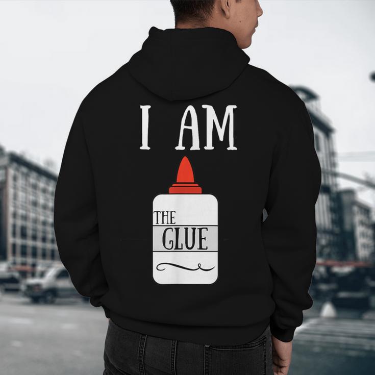 Art Teacher T-Shirt I Am The Glue Men's Hoodie Back Print, novelty gifts, funny gifts Art Teacher T-Shirt I Am The Glue Men's Hoodie Back Print, novelty gifts, funny gifts