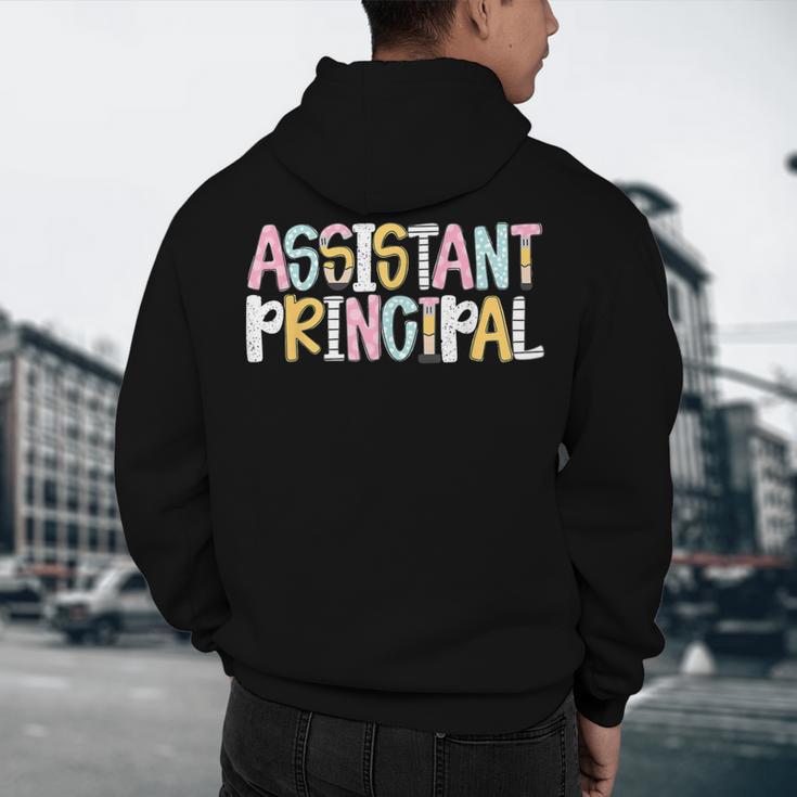 Assistant Principal Back To School Teacher Appreciation Men's Hoodie Back Print, novelty gifts, funny gifts Assistant Principal Back To School Teacher Appreciation Men's Hoodie Back Print, novelty gifts, funny gifts