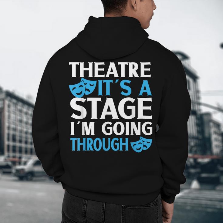 Theater Teacher Drama Teacher Theater Nerd Actor Men Women Kids Men's Hoodie Back Print, novelty gifts, funny gifts