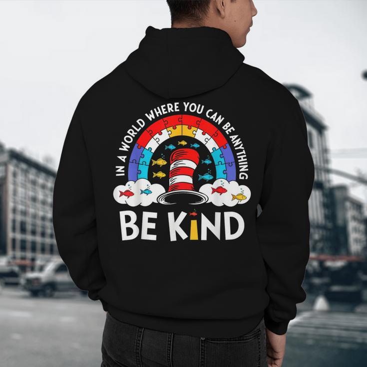 Autism Awareness For Teacher Why Fit In Doctor Cat Hat Cool Men's Hoodie Back Print, novelty gifts, funny gifts Autism Awareness For Teacher Why Fit In Doctor Cat Hat Cool Men's Hoodie Back Print, novelty gifts, funny gifts