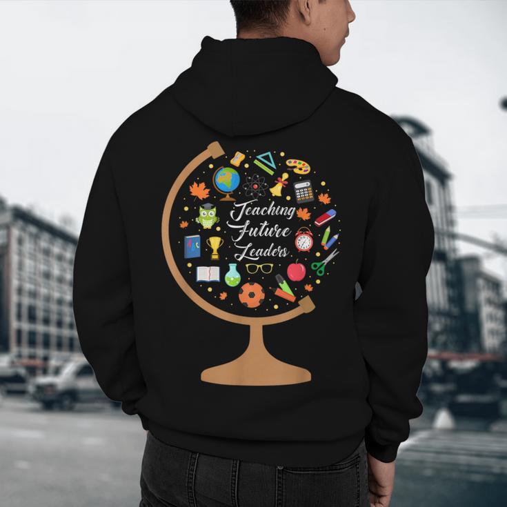 Awesome Teachers T Shirt Teaching Future Leaders Globe For Men Women Men's Hoodie Back Print, novelty gifts, funny gifts Awesome Teachers T Shirt Teaching Future Leaders Globe For Men Women Men's Hoodie Back Print, novelty gifts, funny gifts