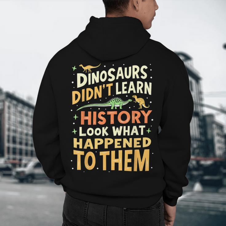Back To School Dinosaur Social Studies Teacher Student Men's Hoodie Back Print, novelty gifts, funny gifts Back To School Dinosaur Social Studies Teacher Student Men's Hoodie Back Print, novelty gifts, funny gifts