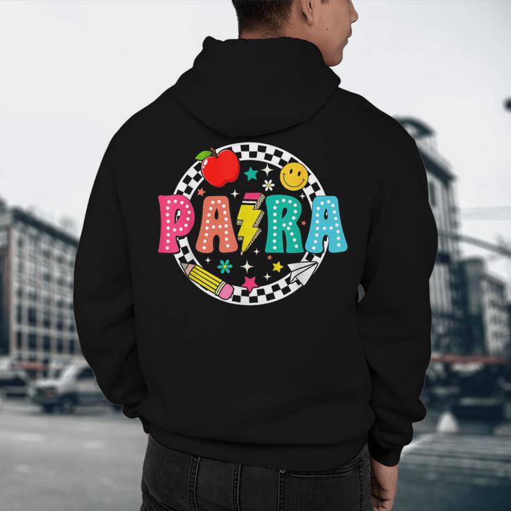 Back To School Para For Men Women Teacher Men's Hoodie Back Print, novelty gifts, funny gifts Back To School Para For Men Women Teacher Men's Hoodie Back Print, novelty gifts, funny gifts