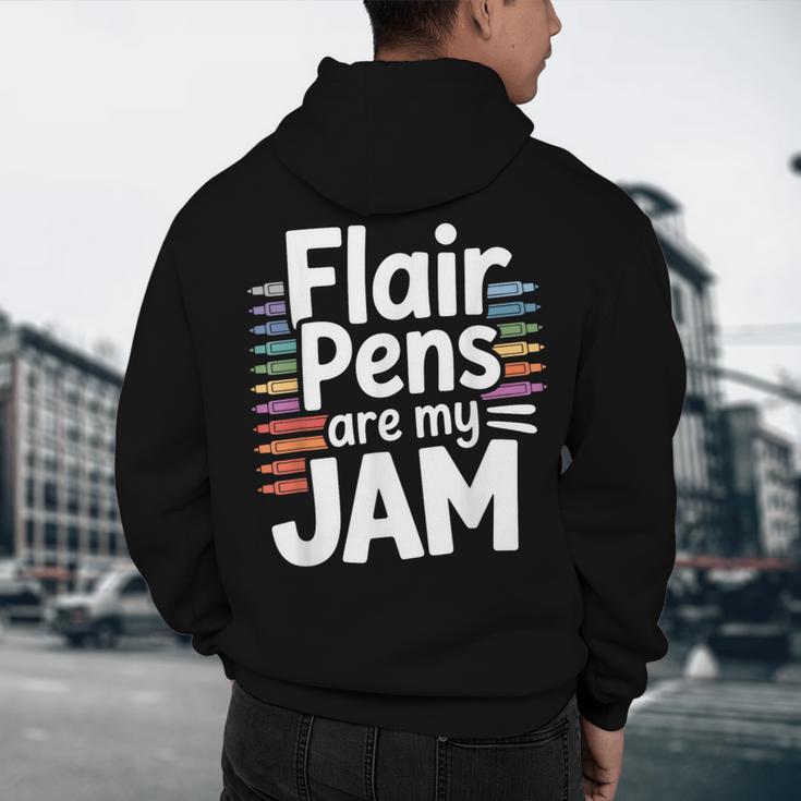 Back To School Teacher Flair Pens Are My Jam Men's Hoodie Back Print, novelty gifts, funny gifts Back To School Teacher Flair Pens Are My Jam Men's Hoodie Back Print, novelty gifts, funny gifts