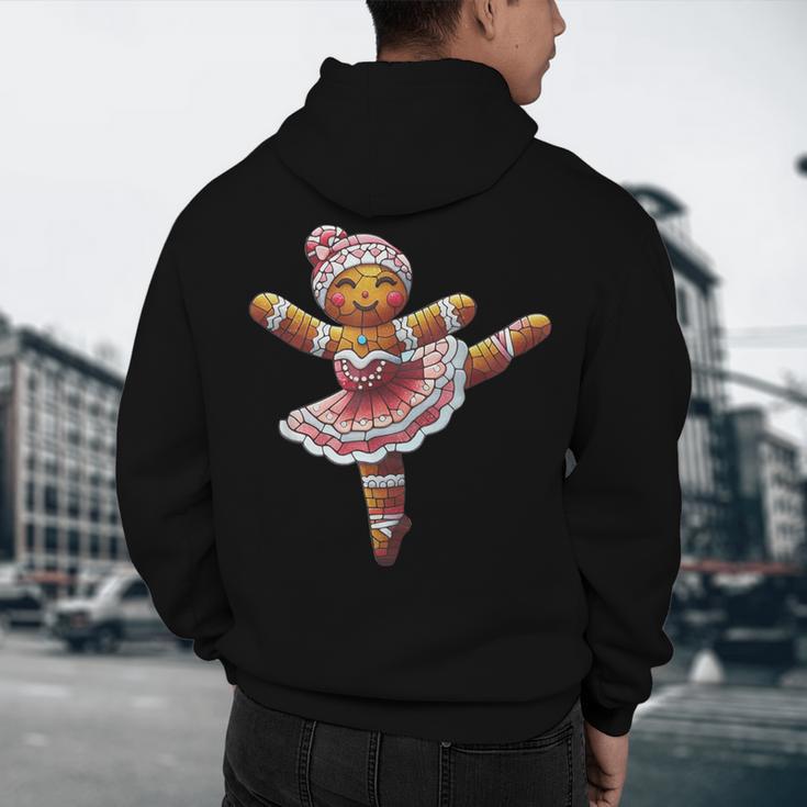 Ballet Dancer Gingerbread Christmas Dance Teacher Girl Women Men's Hoodie Back Print, novelty gifts, funny gifts Ballet Dancer Gingerbread Christmas Dance Teacher Girl Women Men's Hoodie Back Print, novelty gifts, funny gifts