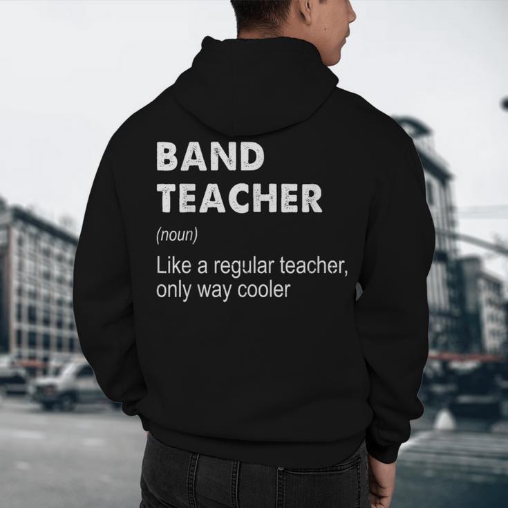 Band Teacher Definition Teaching School Teacher Men's Hoodie Back Print, novelty gifts, funny gifts Band Teacher Definition Teaching School Teacher Men's Hoodie Back Print, novelty gifts, funny gifts