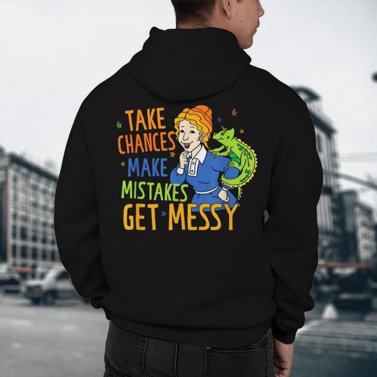 Beauty Teacher Take Chances Make Mistakes Get Messy Men's Hoodie Back Print, novelty gifts, funny gifts Beauty Teacher Take Chances Make Mistakes Get Messy Men's Hoodie Back Print, novelty gifts, funny gifts