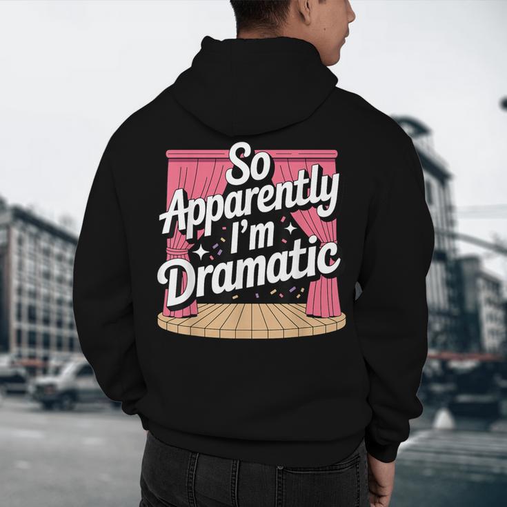 Best Theatre Art For Men Women Musical Drama Teacher Theater Men's Hoodie Back Print, novelty gifts, funny gifts