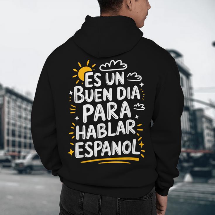 Bilingual Teacher Maestra Spanish Teacher Men's Hoodie Back Print, novelty gifts, funny gifts Bilingual Teacher Maestra Spanish Teacher Men's Hoodie Back Print, novelty gifts, funny gifts