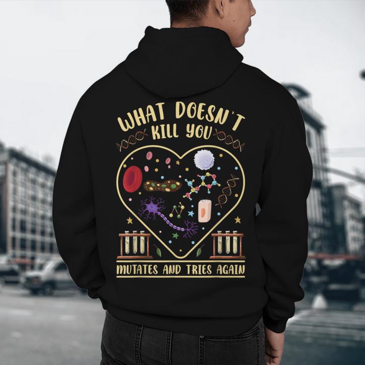 Biology Teacher Men's Hoodie Back Print, novelty gifts, funny gifts