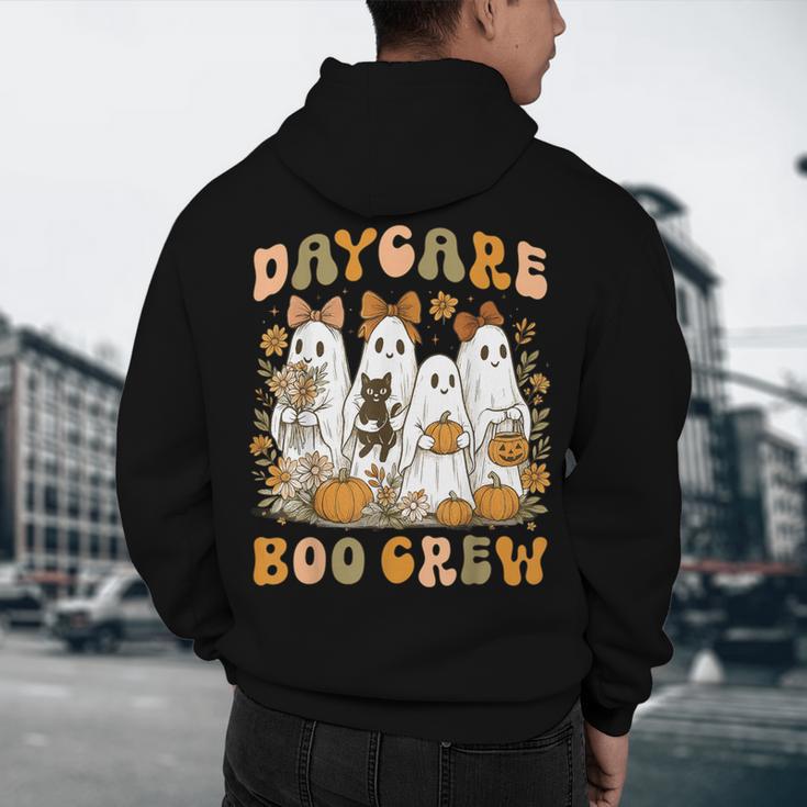 Boo Crew Daycare Teacher Matching Halloween Costume Ghost Men's Hoodie Back Print, novelty gifts, funny gifts