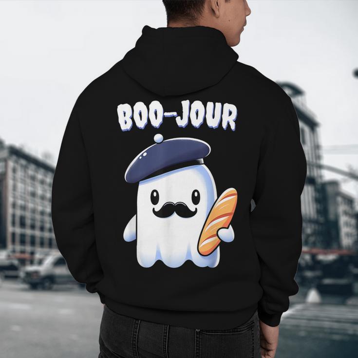 Boo Jour Ghost French Teacher Vintage Teacherlife Groovy Men's Hoodie Back Print, novelty gifts, funny gifts Boo Jour Ghost French Teacher Vintage Teacherlife Groovy Men's Hoodie Back Print, novelty gifts, funny gifts