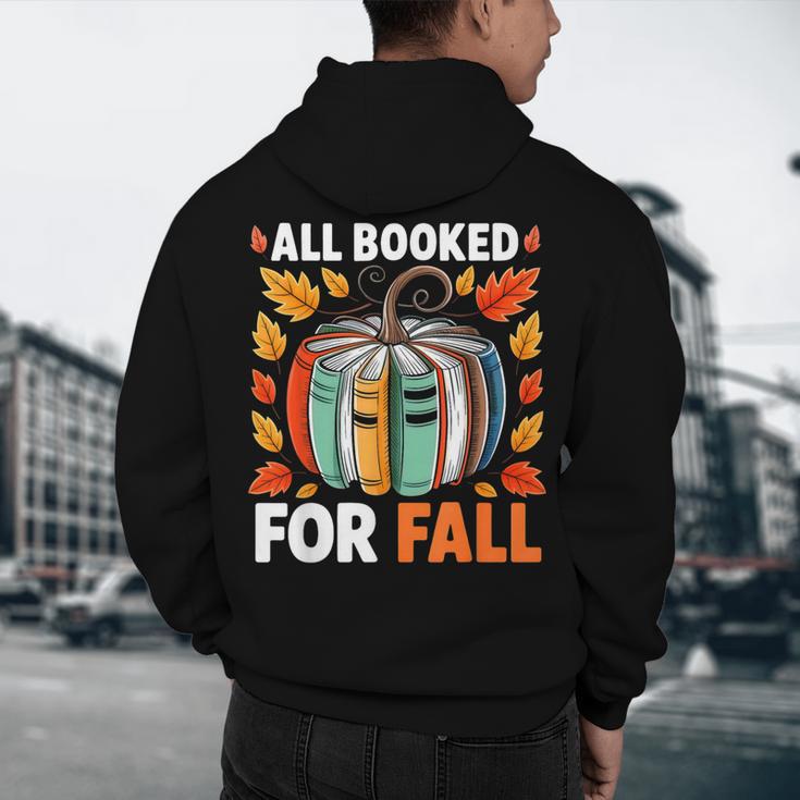 All Booked For Fall Book Pumpkin Autumn Thanksgiving Teacher Men's Hoodie Back Print, novelty gifts, funny gifts All Booked For Fall Book Pumpkin Autumn Thanksgiving Teacher Men's Hoodie Back Print, novelty gifts, funny gifts