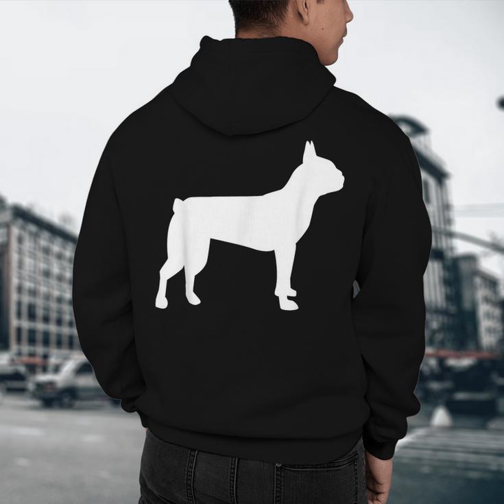 Boston Terrier Men's Hoodie Back Print, novelty gifts, funny gifts
