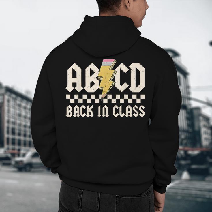 Boys Girls Teachers Rock Back To School ABCD Back In Class Men's Hoodie Back Print, novelty gifts, funny gifts Boys Girls Teachers Rock Back To School ABCD Back In Class Men's Hoodie Back Print, novelty gifts, funny gifts