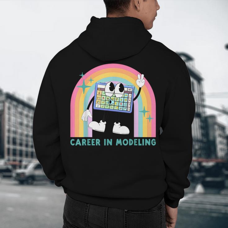 Career In Modeling AAC Teacher SLP SPED Communication Autism Men's Hoodie Back Print, novelty gifts, funny gifts Career In Modeling AAC Teacher SLP SPED Communication Autism Men's Hoodie Back Print, novelty gifts, funny gifts