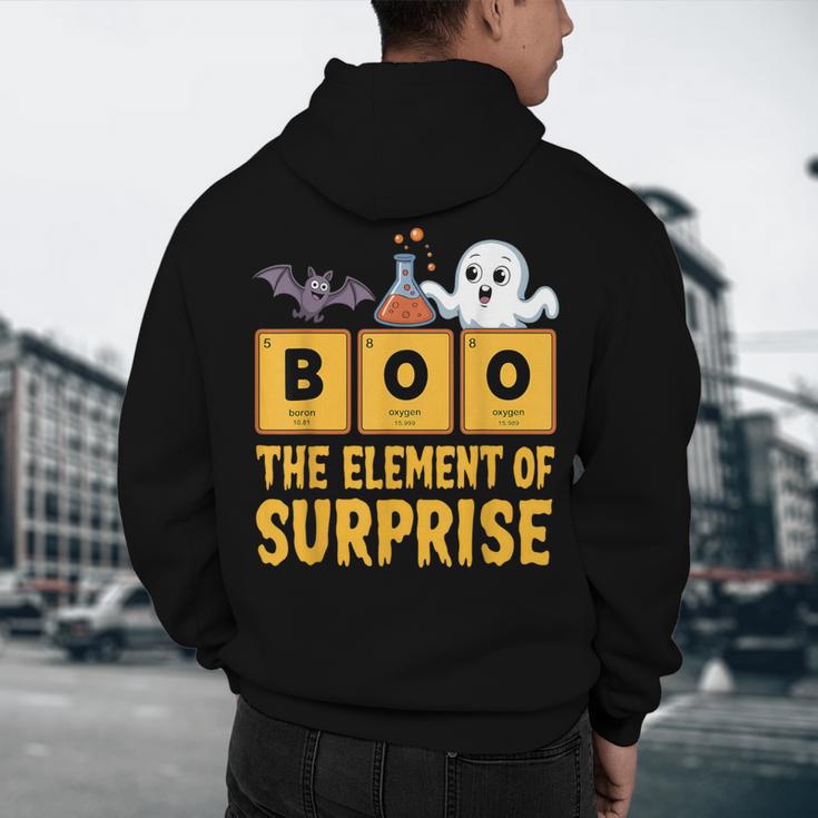 Chemistry Boo The Element Of Surprise Science Teacher Men's Hoodie Back Print, novelty gifts, funny gifts Chemistry Boo The Element Of Surprise Science Teacher Men's Hoodie Back Print, novelty gifts, funny gifts