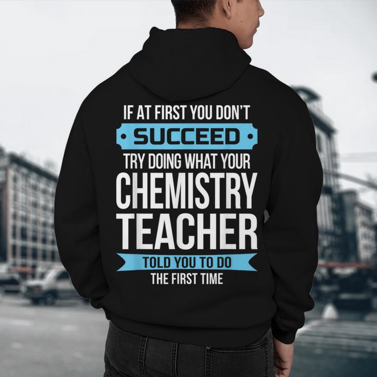 Chemistry Teacher Appreciation Men Women T-Shirt Men's Hoodie Back Print, novelty gifts, funny gifts