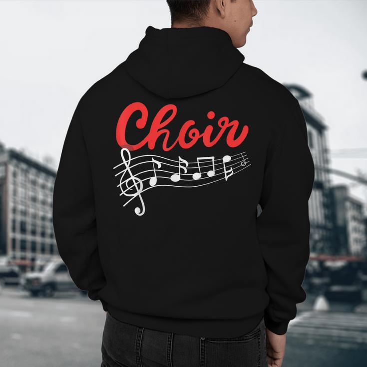 Choir Chorister Choir Teacher Choir Director Men's Hoodie Back Print, novelty gifts, funny gifts
