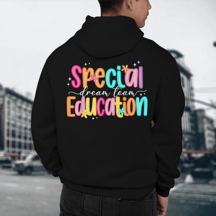 Color Special Education Squad Groovy Dream Team SPED Teacher Men's Hoodie Back Print, novelty gifts, funny gifts Color Special Education Squad Groovy Dream Team SPED Teacher Men's Hoodie Back Print, novelty gifts, funny gifts