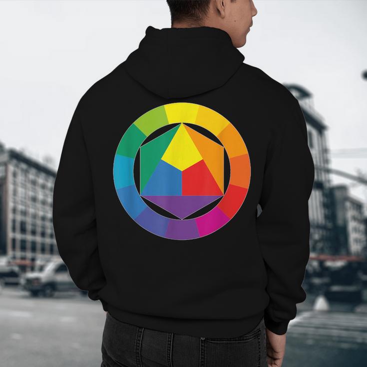 Color Wheel Palette Shirt Artist Painter Art Teacher Tshirt Men's Hoodie Back Print, novelty gifts, funny gifts Color Wheel Palette Shirt Artist Painter Art Teacher Tshirt Men's Hoodie Back Print, novelty gifts, funny gifts