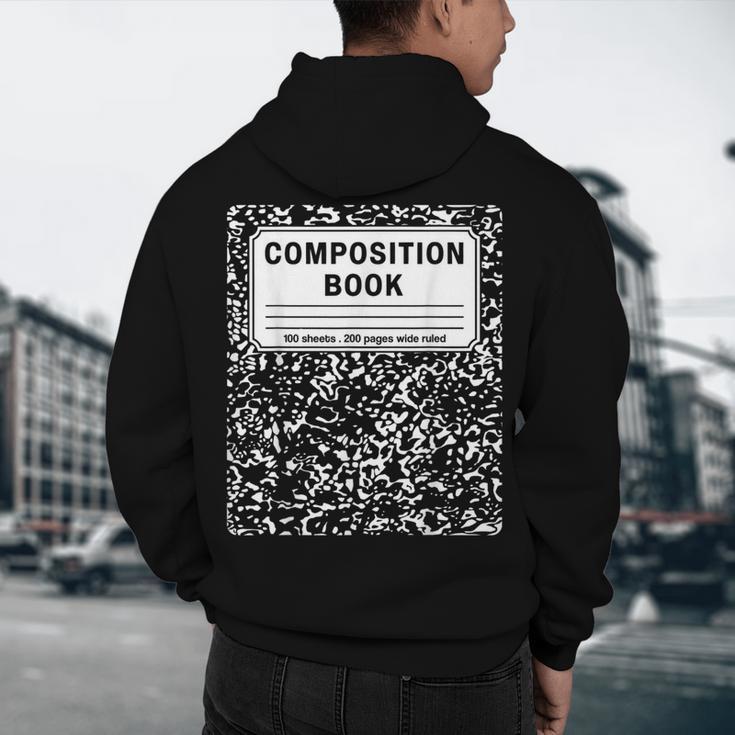 Composition Book Notebook Teachers Matching Group Halloween Men's Hoodie Back Print, novelty gifts, funny gifts Composition Book Notebook Teachers Matching Group Halloween Men's Hoodie Back Print, novelty gifts, funny gifts