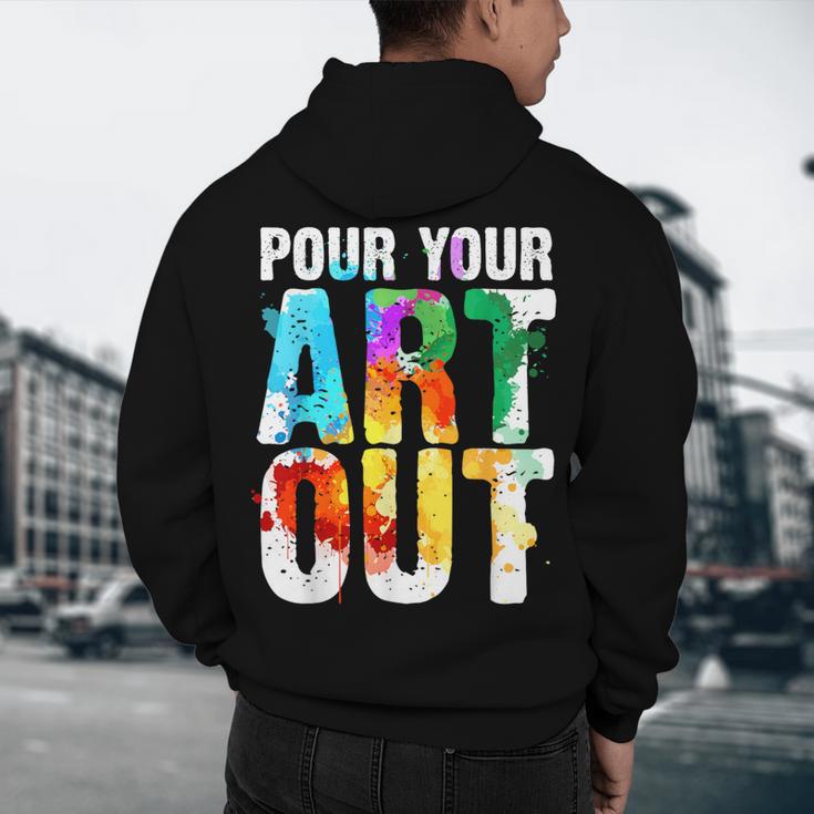 Cool Artist For Men Women Painter Art Teacher Paint Artists Men's Hoodie Back Print, novelty gifts, funny gifts