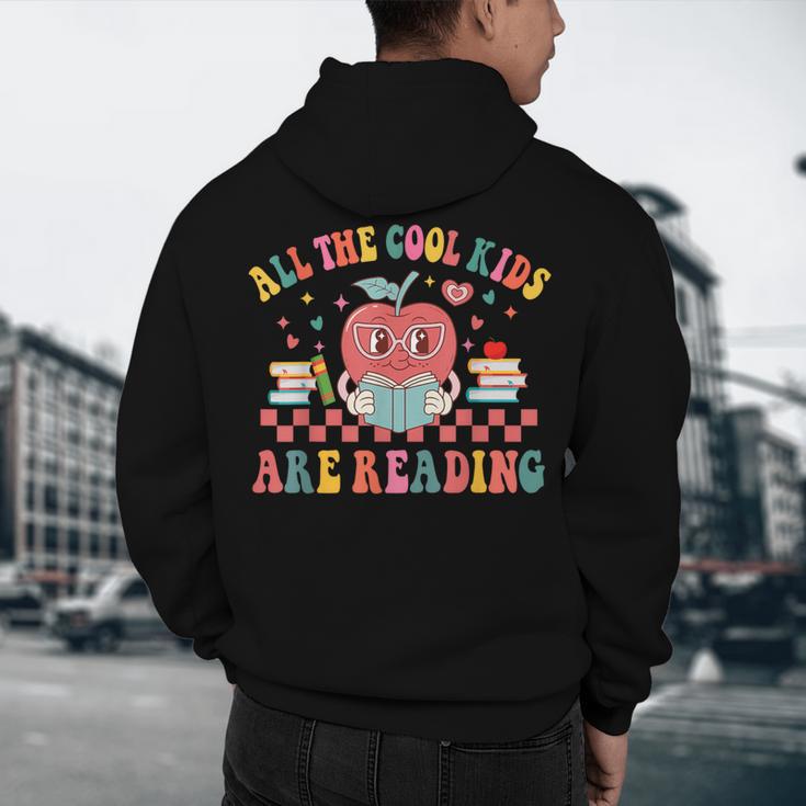 All The Cool Kids Are Reading Book Reading Teacher School Men's Hoodie Back Print, novelty gifts, funny gifts All The Cool Kids Are Reading Book Reading Teacher School Men's Hoodie Back Print, novelty gifts, funny gifts