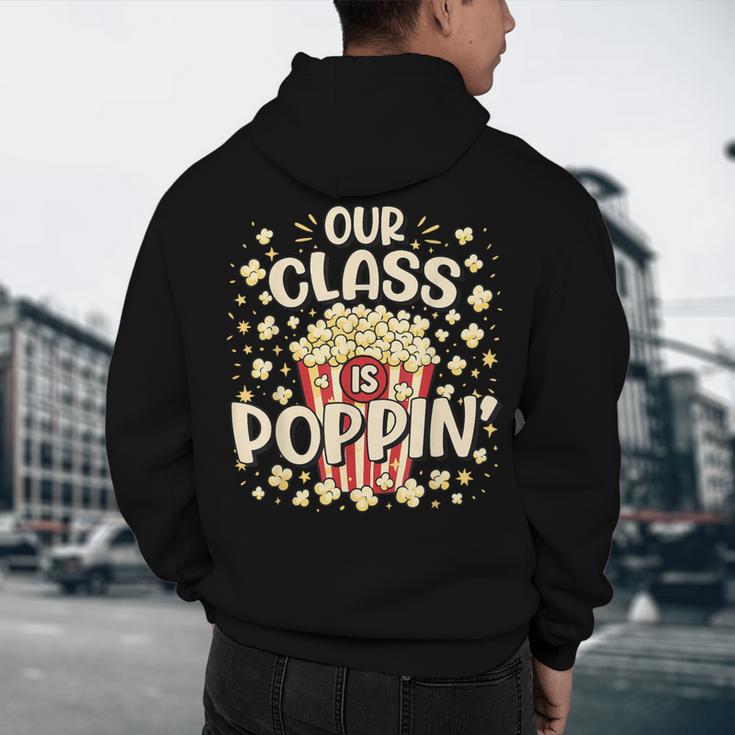 Cute Teacher Popcorn Day Men's Hoodie Back Print, novelty gifts, funny gifts Cute Teacher Popcorn Day Men's Hoodie Back Print, novelty gifts, funny gifts