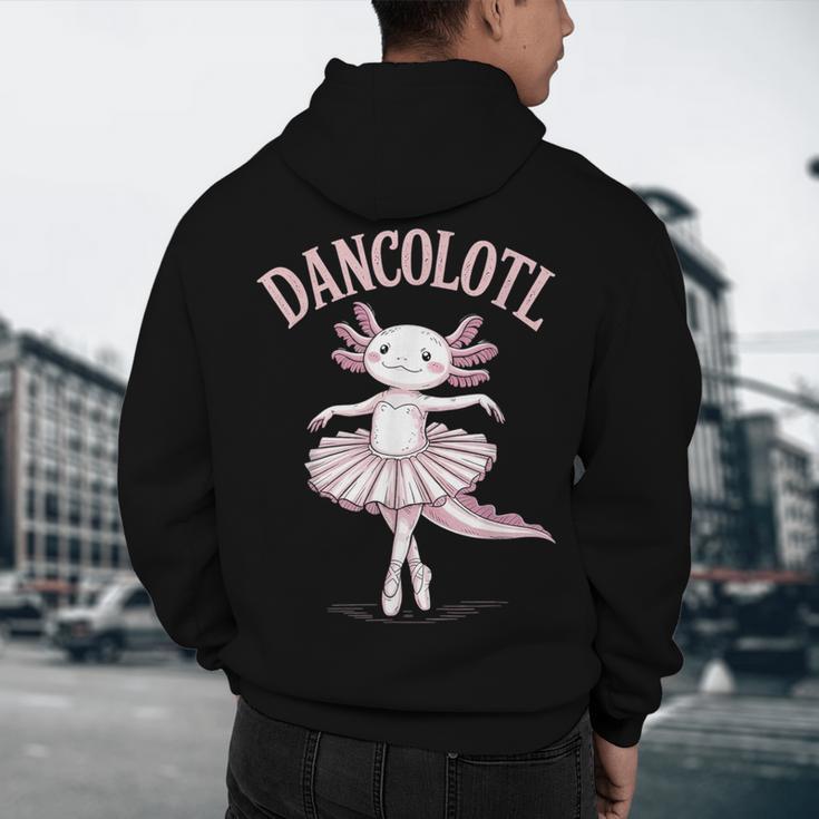 Dancolotl Ballerina Axolotl Ballet Dance Teacher Men's Hoodie Back Print, novelty gifts, funny gifts Dancolotl Ballerina Axolotl Ballet Dance Teacher Men's Hoodie Back Print, novelty gifts, funny gifts