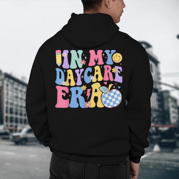 In My Daycare Era Groovy Teacher Daycare First Day Of School Men's Hoodie Back Print, novelty gifts, funny gifts In My Daycare Era Groovy Teacher Daycare First Day Of School Men's Hoodie Back Print, novelty gifts, funny gifts