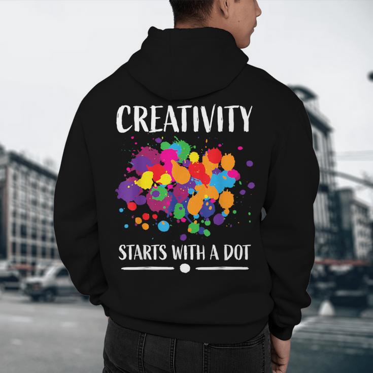 Dot Day Shirt Women Men Kids Girls Boys Teacher 2024 Dot Day Men's Hoodie Back Print, novelty gifts, funny gifts