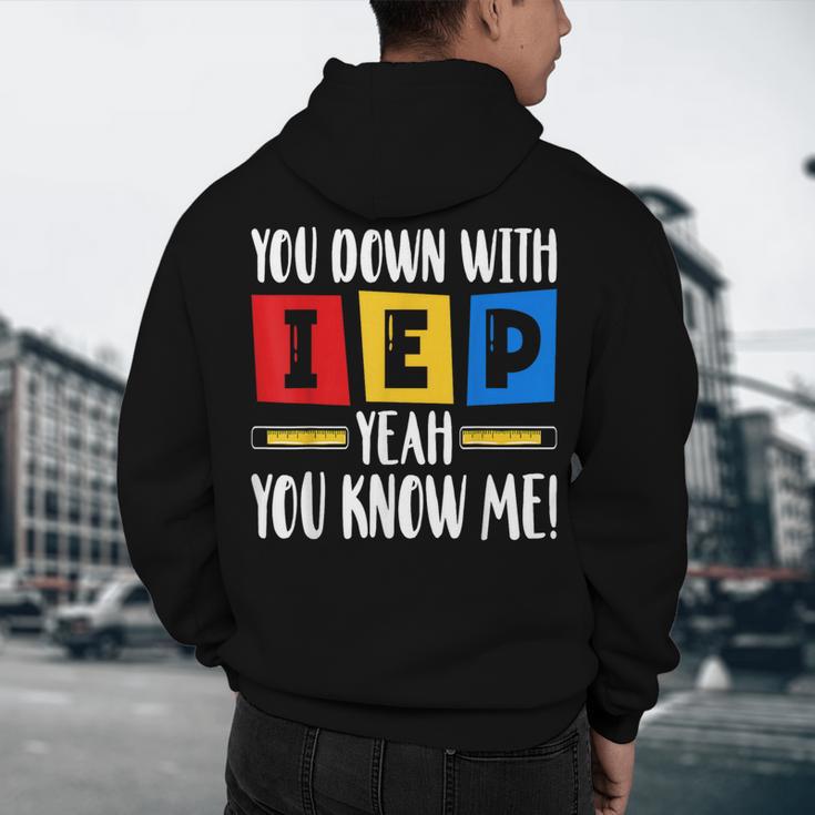 You Down With IEP Yeah You Know Me SPED Teacher Men's Hoodie Back Print, novelty gifts, funny gifts You Down With IEP Yeah You Know Me SPED Teacher Men's Hoodie Back Print, novelty gifts, funny gifts