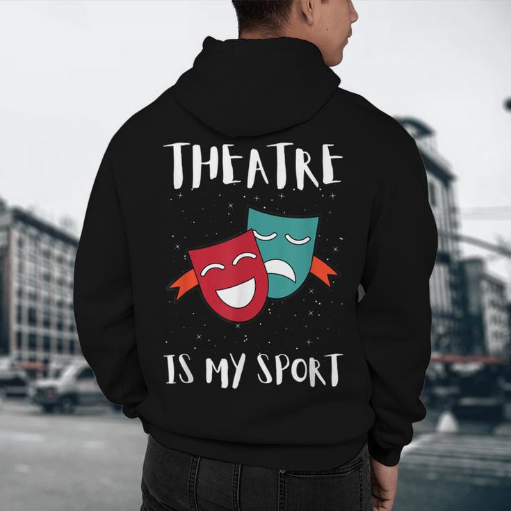 Drama Teacher For Theatre And Performing Arts Men's Hoodie Back Print, novelty gifts, funny gifts